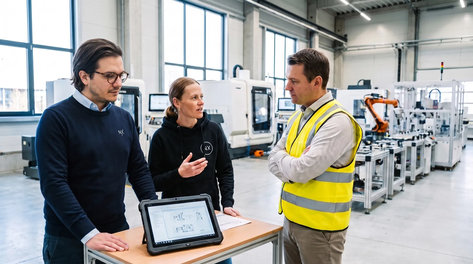 NX Digital im Werk eines Industriekunden